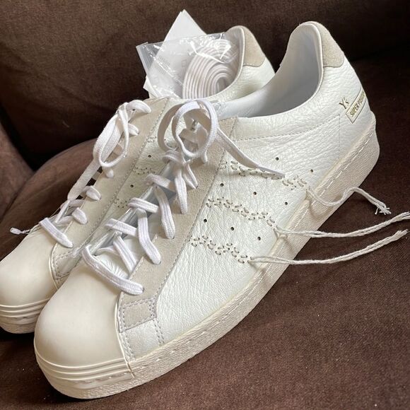 Y-3 Adidas Y's Yohji Yamamoto Super Position Off White deconstructed 10.5 US - Picture 3 of 11